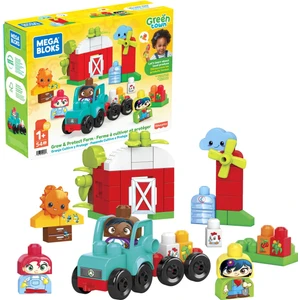 Mega Bloks® Doğa Dostu Çiftlik Seti, Yürüme Çağındaki Çocuklar İçin Yapı Oyuncakları Hdl07