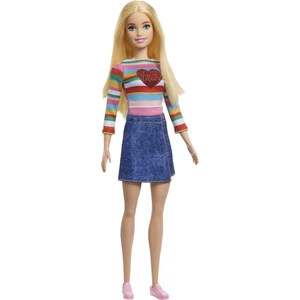 It Takes Two Barbie "Malibu" Roberts Bebek, Gökkuşağı Desenli Tişörtü, Kot Eteği Ve Ayakkabılarıyla, 3-7 Yaş Hgt13
