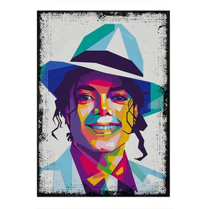 Michael Jackson Desenli Mdf Tablo