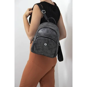 Silver Polo Silver  Polo Kadın Sırt Çantası M.gümüş - Siyah NV1062