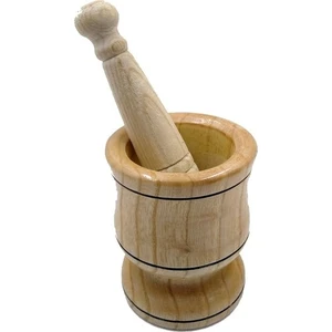 Ahşap Havan Orta Boy 11 cm