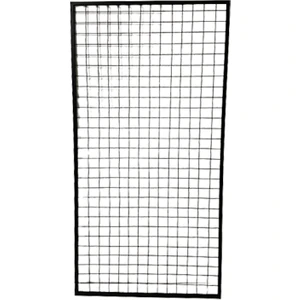 Akkaya Dekorasyon Gri Dekor Sık Telli Duvar Pano Stant 90*190 Cm, Aksesuar Standı, Mağaza Askılığı, Çok Amaçlı Stant