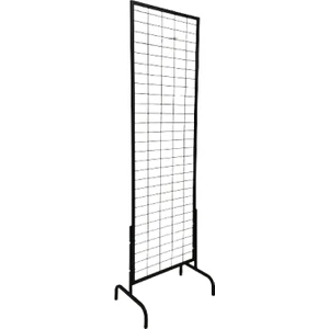 Akkaya Dekorasyon Gri Dekor Ayaklı Tel Pano 60*190 Cm, Telefon Aksesuar Standı, Duvar Panosu, Mağaza Askılığı, Çok Amaçlı Stant