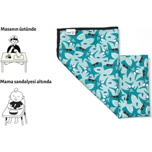 Su Geçirmez Mama Sandalye Alt Örtüsü / Aktivite Örtüsü