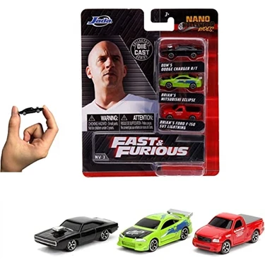 Jada Toys Hızlı ve Öfkeli Nano Arabalar 1:65 Ölçek, 4 cm Fiyatı
