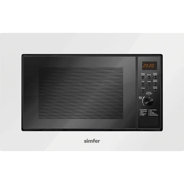 Simfer Ank. Mikrodalga Frn-Grill Fonk. 23LT Beyaz-Dij