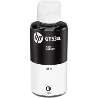 Hp GT53XL 135 ml Mürekkep 1VV21A Siyah Smart Tank