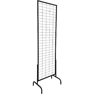 Akkaya Dekorasyon Gri Dekor Ayaklı Tel Pano 60*190 Cm, Telefon Aksesuar Standı, Duvar Panosu,