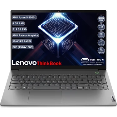 Lenovo Thinkbook 15 G3 Acl Amd Ryzen 5 5500U 8 GB 512 GB ...