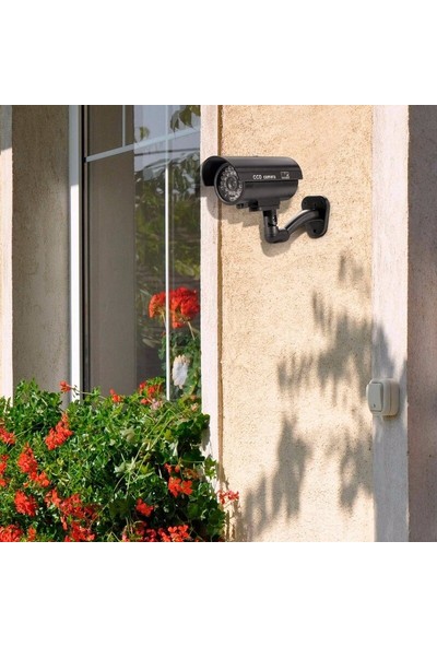 Ebulduk Gece Görüşlü Sahte Güvenlik Kamerası-Ledli-Pilli Güvenlik Kamera