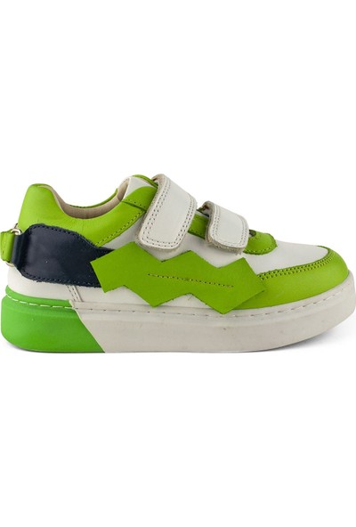 Cici Bebe Yeşil Beyaz Erkek Çocuk Ayakkabısı 140802EP-YSL-BYZ