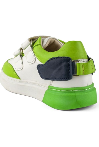 Cici Bebe Yeşil Beyaz Erkek Çocuk Ayakkabısı 140802EP-YSL-BYZ
