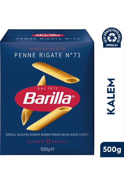Barilla Kalem/Penne Rigate 500 gr