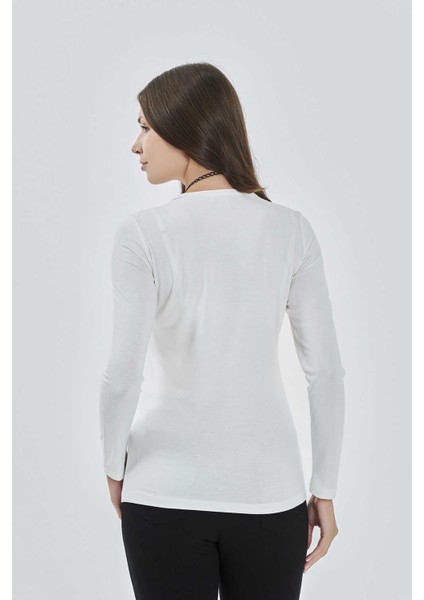 10074 Bisiklet Yakalı Uzun Kollu Body
