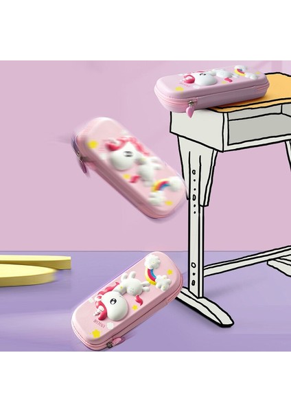 3D Eva Sevimli Karikatür Kalem Kutuları (Yurt Dışından)