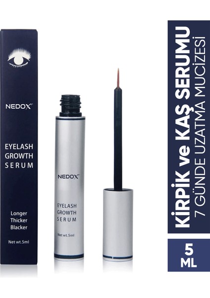 Kaş ve Kirpik Uzatıcı, Onarıcı, Besleyici ve Serum 5 ml