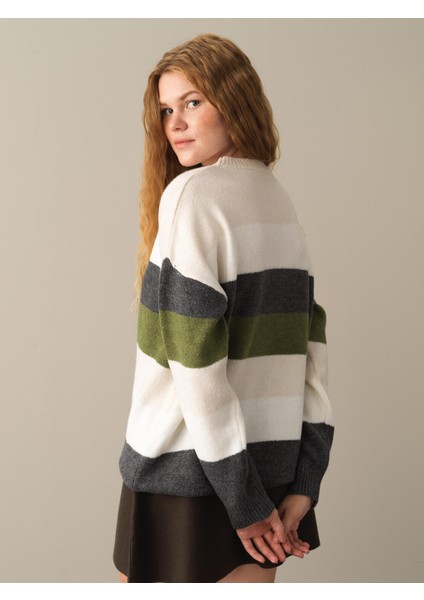 Kadın Antrasit Oversize Kazak indirimleri