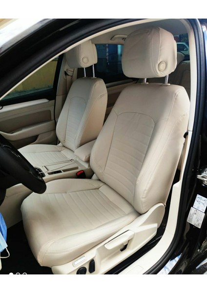 Volkswagen Passat B8 2015 2021 Arası Arka Sırt 2+1 Arka Sırt Kolcaklı Model Komple Krem Deri fiyatları