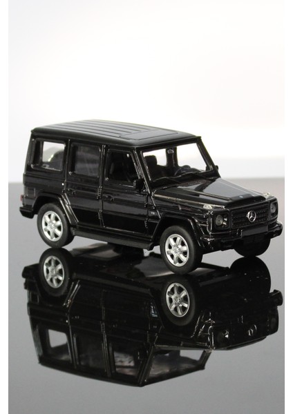 Mercedes Benz G-Class Siyah Çek Bırak Metal Model Oyuncak Araba 12 cm