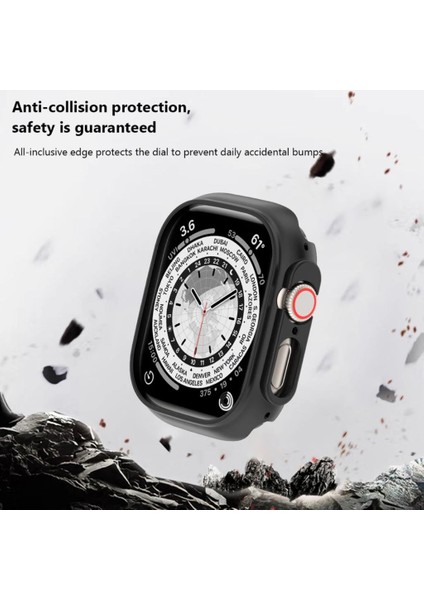 Apple Watch Ultra 49MM Kasa Koruyucu Kılıf Anti-Scratch Sert Pc Slim ( Ön Kısımaçık )