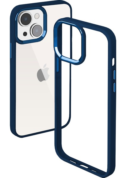 Buff iPhone 14 Plus New Air Bumper Kılıf Blue modelleri