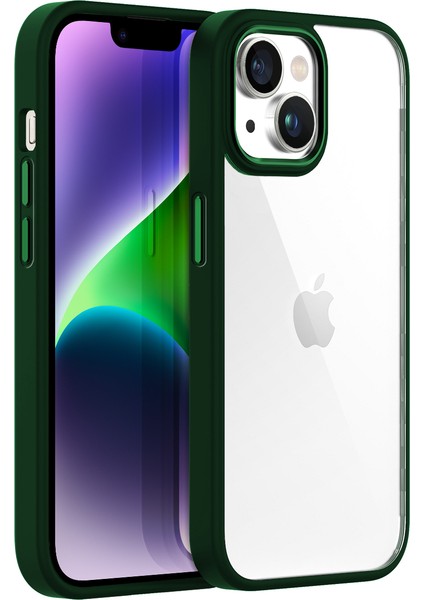 Buff iPhone 14 Plus New Air Bumper Kılıf Green