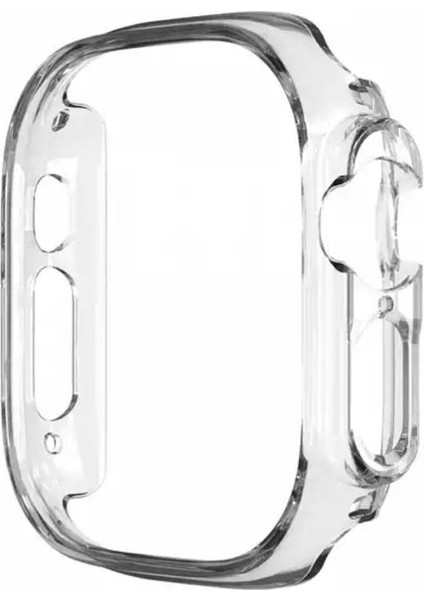 Apple Watch Ultra 49MM Kasa Koruyucu Kılıf Anti-Scratch Sert Pc Slim ( Ön Kısımaçık ) modelleri