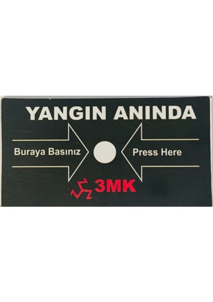 3MK-CAM10 10LU Paket Yangın Ihbar Butonu Yedek Camı