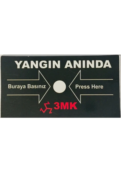 3MK-CAM10 10LU Paket Yangın Ihbar Butonu Yedek Camı