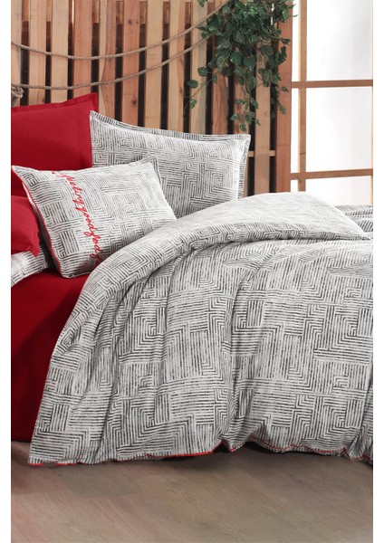 Freddy Gri Çift Kişilik %100 Pamuk Flanel (Pazen) Nevresim Takımı modelleri