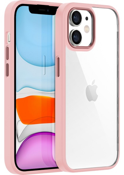 iPhone 11 New Air Bumper Kılıf Pink