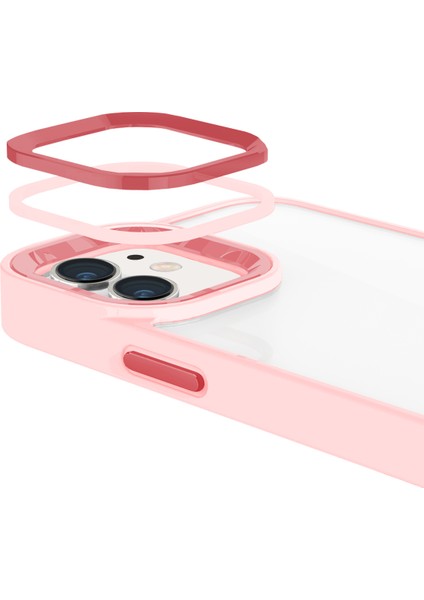 iPhone 11 New Air Bumper Kılıf Pink