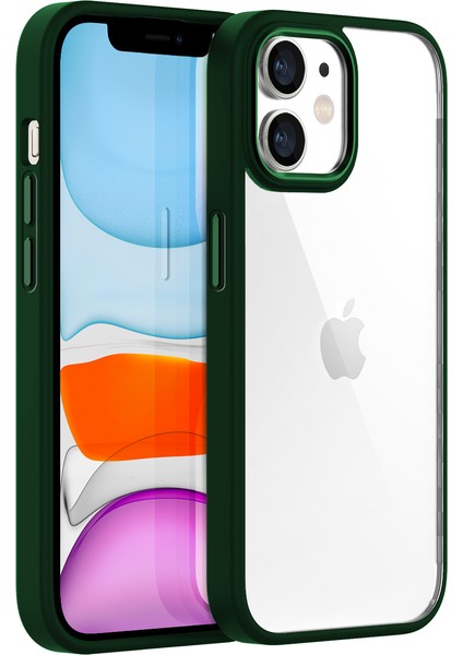 iPhone 11 New Air Bumper Kılıf Green