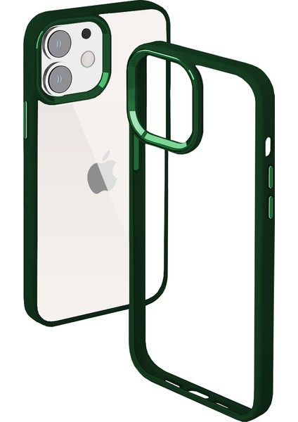 iPhone 11 New Air Bumper Kılıf Green