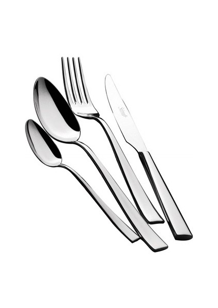 Salvinelli Time 87 Parça Paslanmaz Çelik Çatal Kaşık Takımı (Made In Italy)