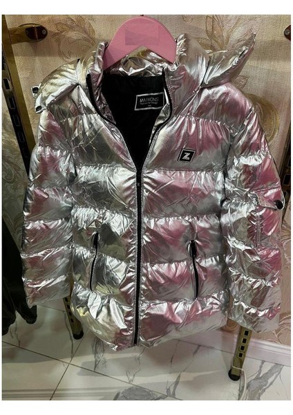 Su Geçirmez Kapitone Garson Boy Çocuk Mont Gri indirimleri