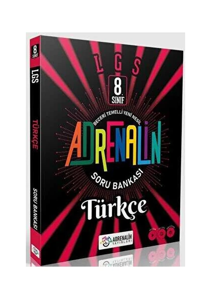 Adrenalin Yayınları Adrenalin 8.sınıf Türkçe Soru Bankası