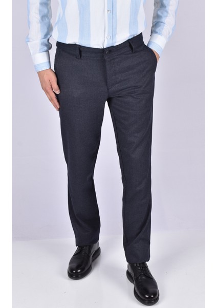 6073 Can Flanel Mevsm Spor Pantolon/lacivert/46