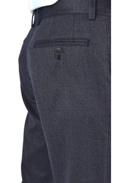 6073 Can Flanel Mevsm Spor Pantolon/lacivert/46
