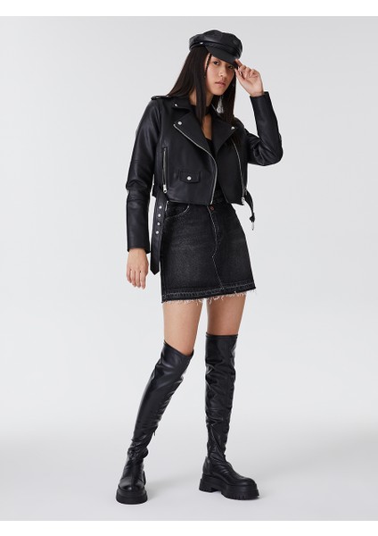 Regular Fit Kadın Mont Pu