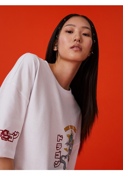 Oversize Kadın Tshirt K.kol