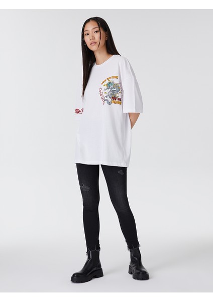 Oversize Kadın Tshirt K.kol