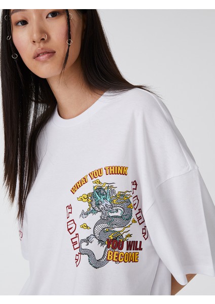 Oversize Kadın Tshirt K.kol