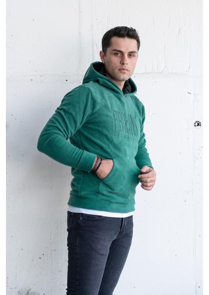 Kapşonlu Slimfit Polar Erkek Sweatshirt fiyatları