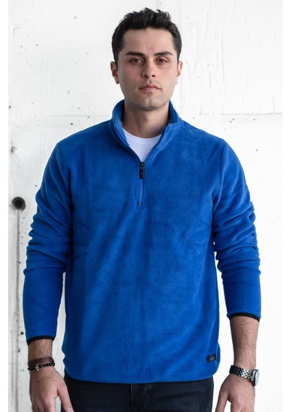 Slimfit Fermuar Yaka Erkek Polar Sweatshirt fiyatları