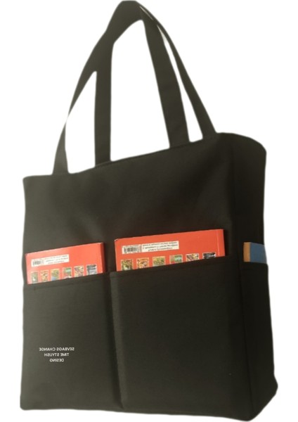 Change Time Kadin Siyah Spor Okul Askili Omuz ve Kol Çantasi