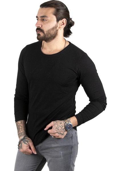 Uzun Kollu Sıfır Yaka Erkek Sweat 2300423 fiyatları