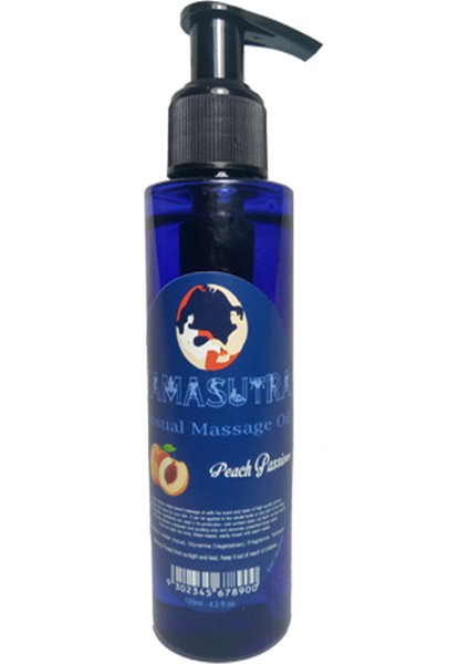 Erkeklere Kadınlara Özel Şeftali Aromalı Vücut Masaj Yağı Peach Flavored Massage Oil 2 x 125 ml