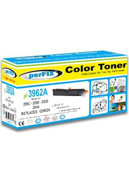 Pf Q3962A-122A-2550-2840 Sarı Toner 4K