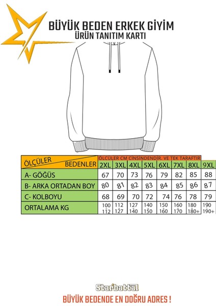 Büyük Beden Erkek Sweatshirt Polo Yaka 22714-INDIGO